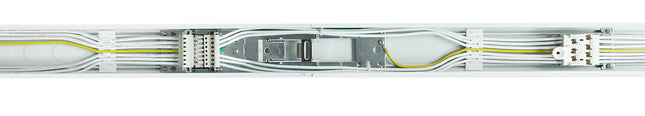 Calex Livorum NXS IP20 Draagprofiel met middenvoeding - 7x2,5mm - 1438mm - Wit