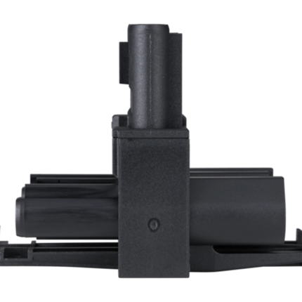Adels T-Splitter, 3-polig, 1 in 2 uit, zwart, koppelbaar