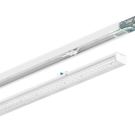 Calex Livorum NXS IP54 LED lijnverlichtingsarmatuur - DALI 26-75W - 5000K - max 12500Lm - 60D gradenbundel - Wit - Inclusief Noodverlichting