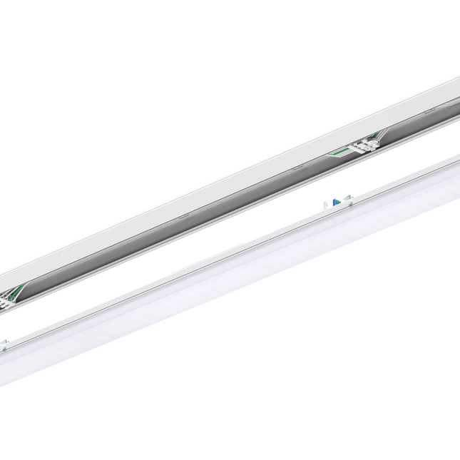 Calex Livorum NXS IP54 lijnverlichtingsarmatuur - DALI 26-75W - 5000K - max 12000Lm - 120D gradenbundel - Wit - Inclusief Noodverlichting