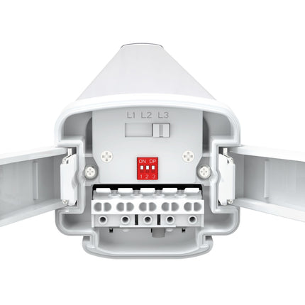 Calex Fixum X18K 1500mm LED opbouwarmatuur  - IP65 - 32/42/50/60W - 5000K - 5000-9000 lumen - 5x2.5mm doorvoerbedrading