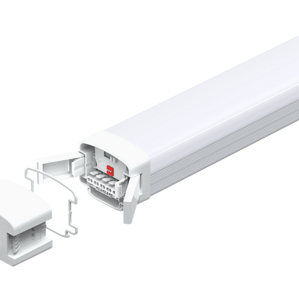 Calex Fixum X18K 1500mm LED opbouwarmatuur  - IP65 - 32/42/50/60W - 5000K - 5000-9000 lumen - 5x2.5mm doorvoerbedrading