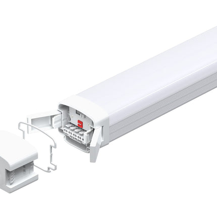 Calex Fixum X18K 1500mm LED opbouwarmatuur  - IP65 - 32/42/50/60W - 5000K - 5000-9000 lumen - 5x2.5mm doorvoerbedrading