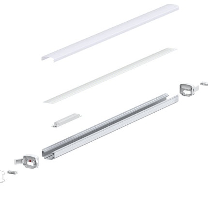 Calex Fixum X18K 1500mm LED opbouwarmatuur  - IP65 - 32/42/50/60W - 5000K - 5000-9000 lumen - 5x2.5mm doorvoerbedrading