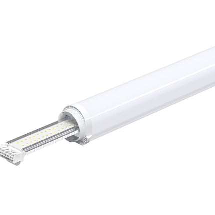 Calex Fixum X16K 1500mm LED opbouwarmatuur  - IP65 - 32/42/50/60W - 4000/5000/6500K - 5200-9600 lumen - 5x2.5mm doorvoerbedrading - Incl Sensor - Incl Noodverlichting