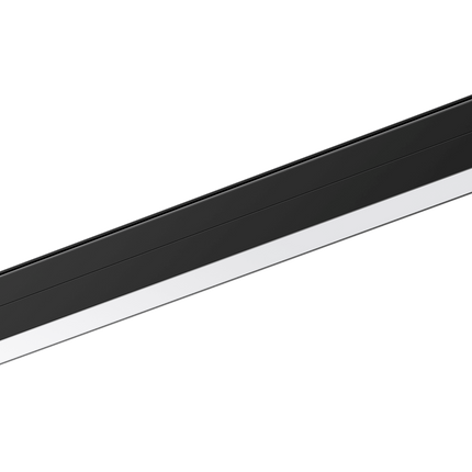 Calex Aurea NC23 1200mm LED Lineair armatuur - IP20 - 20/25/30/35W - 3000/4000K - UGR<19 - 2500-4200 lumen - 5x2.5mm doorvoerbedrading - Zwart
