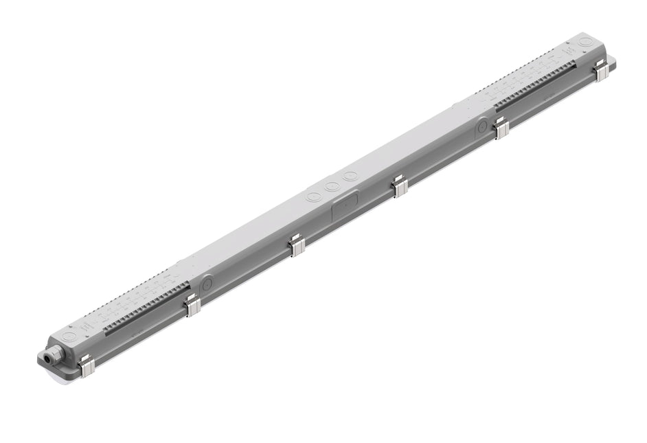 Calex Fixum X14K 1200mm LED opbouwarmatuur  - IP65 - 21/26/32/37W - 4000/5000/6500K - 3300-6000 lumen - 5x2.5mm doorvoerbedrading - Incl Noodverlichting