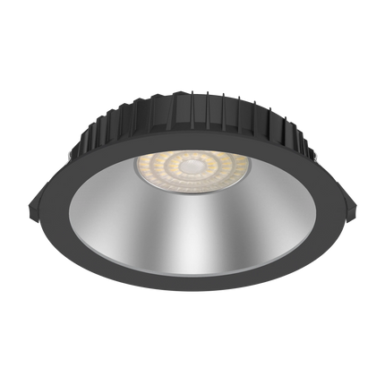 Calex Ignis INS228 LED Downlight - IP54 - 6/8/10/13/15W - 3000K/4000K - UGR<19 - 228mm - Zwart