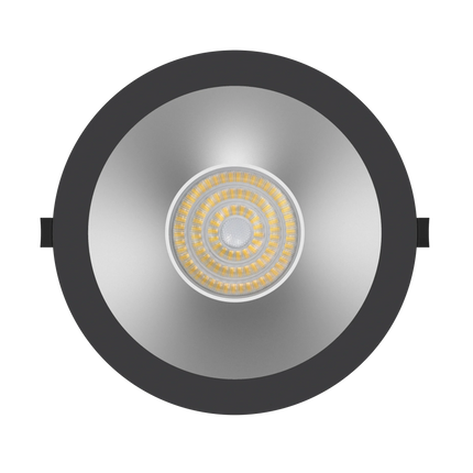 Calex Ignis INS170 LED Downlight - IP54 - 11W - 3000K/4000K - UGR<19 - 170mm - Zwart