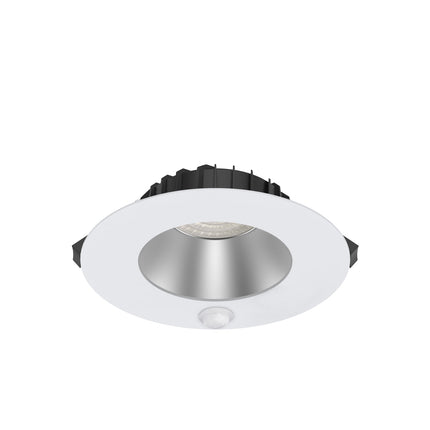 Calex Ignis INS180 LED Downlight - IP54 - 9W - 3000K/4000K - UGR<19 - 190mm - PIR Sensor - Wit