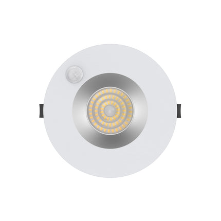 Calex Ignis INS180 LED Downlight - IP54 - 9W - 3000K/4000K - UGR<19 - 190mm - PIR Sensor - Wit