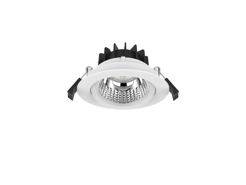 Calex Lumo LM120 LED Downlight - IP40 - 6/8/10/12/13W - 3000K/4000K/5000K - UGR<19 - 120mm - Wit