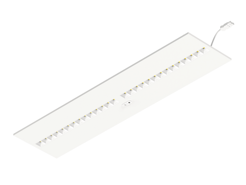 Calex Sensit LED Inlegarmatuur - 295x1195mm - 18/20/22/24/26/28/30W  - 4000K - UGR<19 - 5100lm - Sensit Bluetooth - Wit