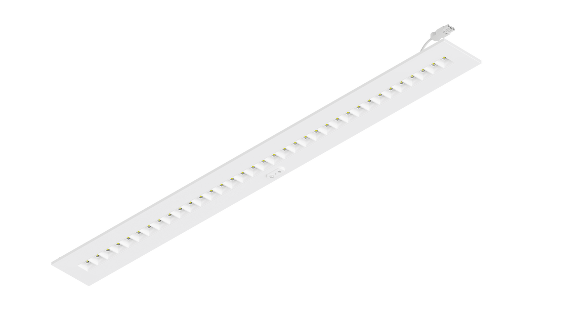 Calex Sensit LED Inlegarmatuur - 145x1495mm - 18/20/22/24/26/28/30W  - 4000K - UGR<19 - 5100lm - Sensit Bluetooth - Wit