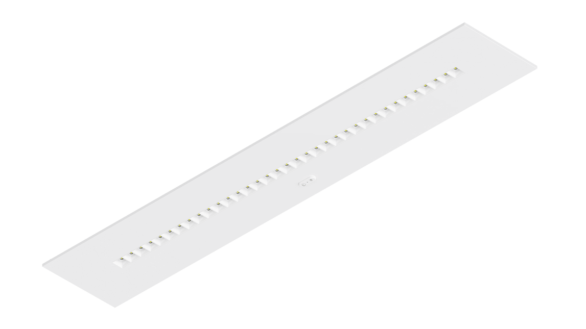 Calex Sensit LED Inlegarmatuur - 300x1720mm - 18/20/22/24/26/28/30W  - 3000K - UGR<19 - 5100lm - Sensit Bluetooth - Wit