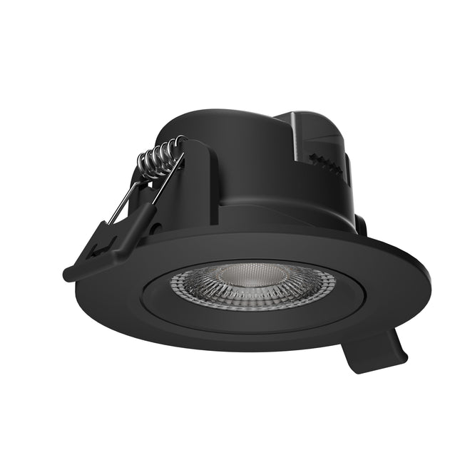 Calex Sol MLD75 LED Spot - IP20 - 6W - 3000K/4000K/5700K - 85mm - Zwart - Triac Dim