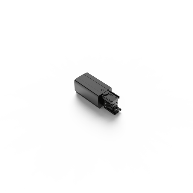 Calex Tensio 3 Fase Rail Connector Rechts - zwart