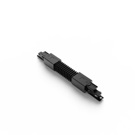 Calex Tensio 3 Fase DALI Rail Flexibele Connector - zwart