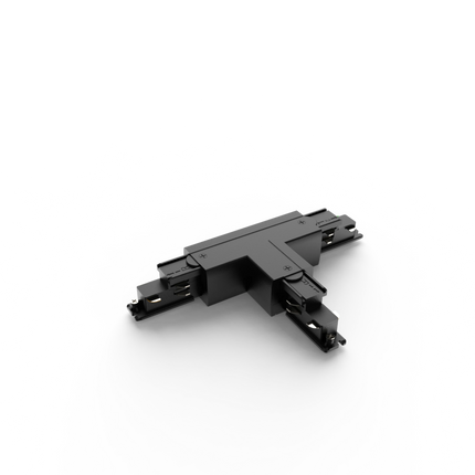 Calex Tensio 3 Fase DALI Rail T Connector Gedraaid Rechts - zwart